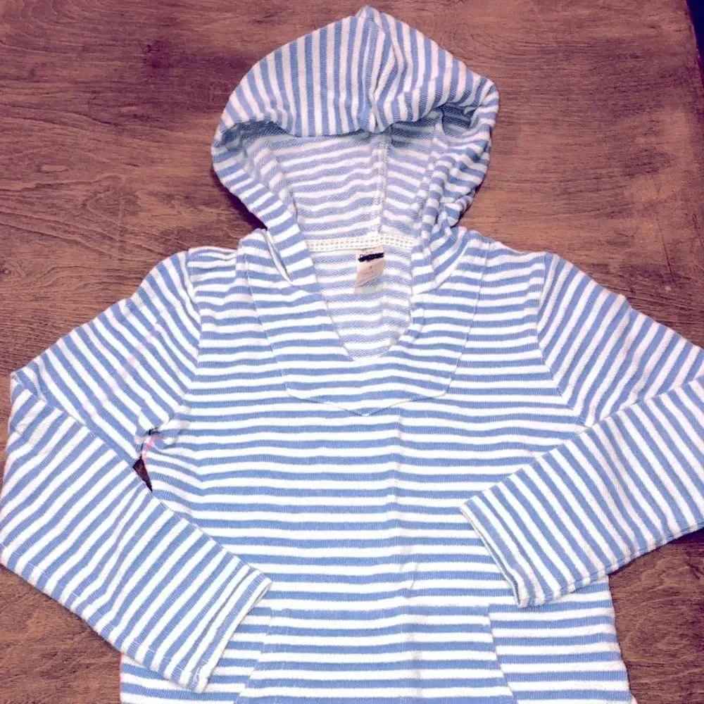 Oshkosh Girls Size 7 Cozy Striped Hoodie